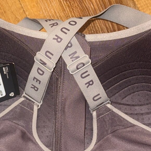 Under Armour Women’s UA Infinity High Zip Sports Bra (Size: XL)(NWT) - Picture 7 of 16